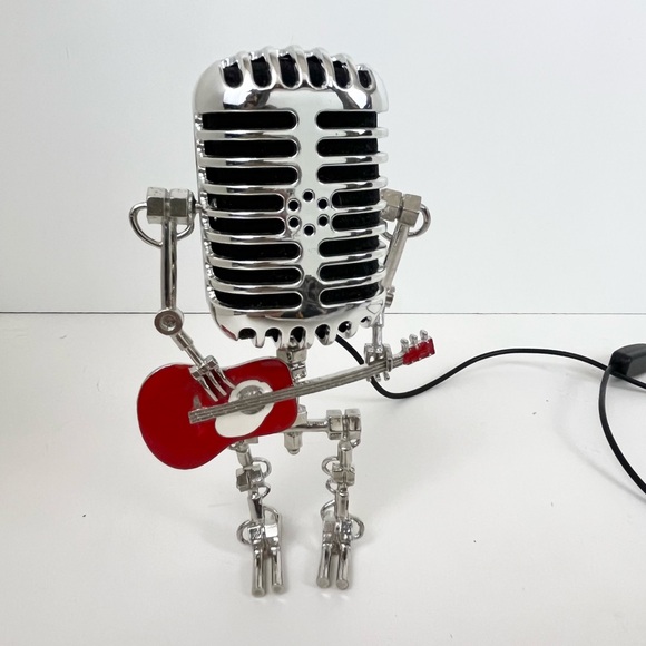 Steam Punk Microphone Man Light Decor Night Light - Picture 11 of 12